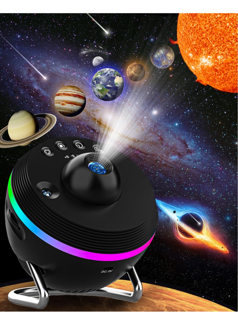 MIXDE Galaxy Projector Star Projector Starry Sky Night Light with Timer - Image 1